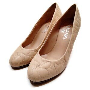 Chanel Pumps Women Beiges Leather (calf) 460-082325
